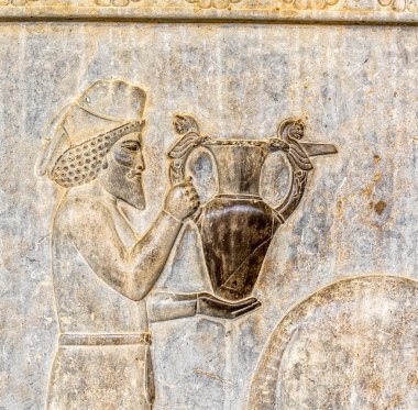 Ermeni haraç kabartma ayrıntı Persepolis