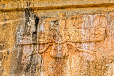 Faravahar Persepolis symbol clipart