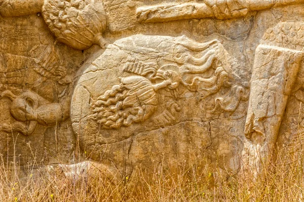 Naqsh-e rustam detalhe alívio — Fotografia de Stock