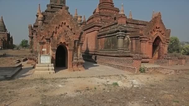 Bagan - pagode — Vídeo de Stock