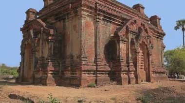 Gubyaukgyi Tapınağı Bagan, Nyaung U, Burma.