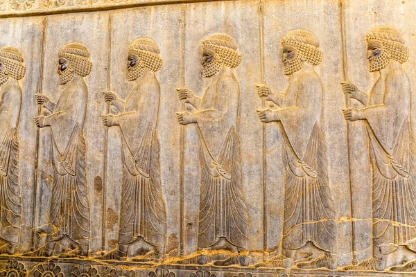 Detalle del relieve de los inmortales Persépolis —  Fotos de Stock