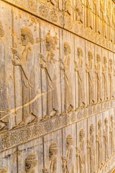 Onsterfelijken opluchting detail Persepolis — Stockfoto