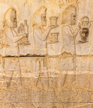 Ermeni haraç kabartma ayrıntı Persepolis