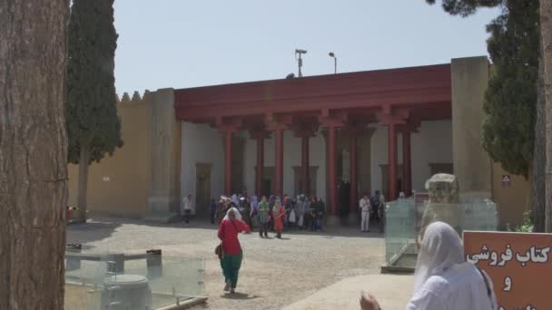 Ingresso del museo di Persepolis — Video Stock