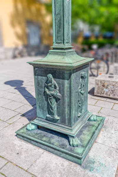 Munich street lamp detail — Stockfoto