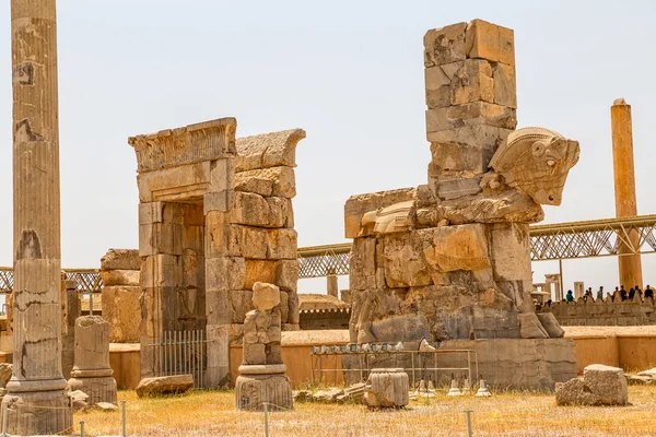 Persepolis restoration site — Stock Photo, Image