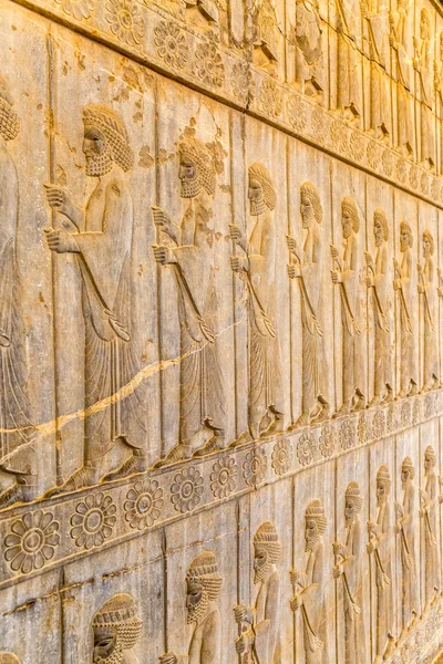 Onsterfelijken opluchting detail Persepolis — Stockfoto