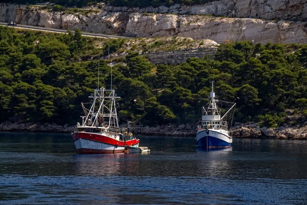 Twee vissersboot — Stockfoto