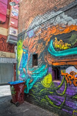 Melbourne graffiti monkey corner