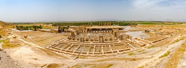 Persepolis city panorama clipart