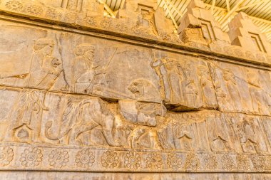 Persepolis hayvanlarla tarihsel İmparatorluğu'nun sakinleri