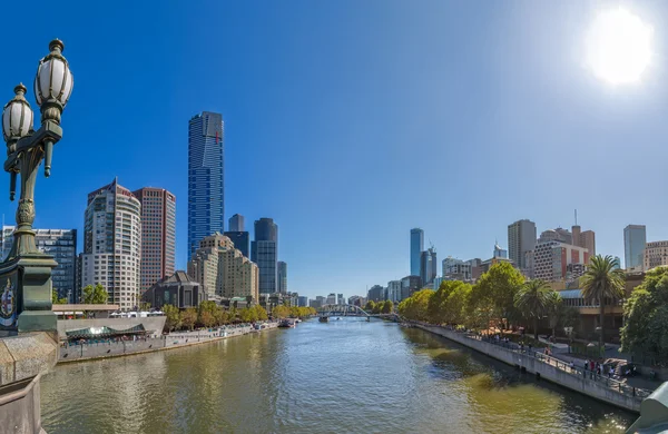 Melbourne yarra river — Stockfoto
