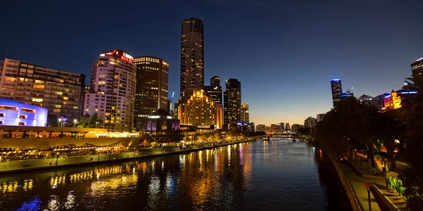 Melbourne Southbank at twilight