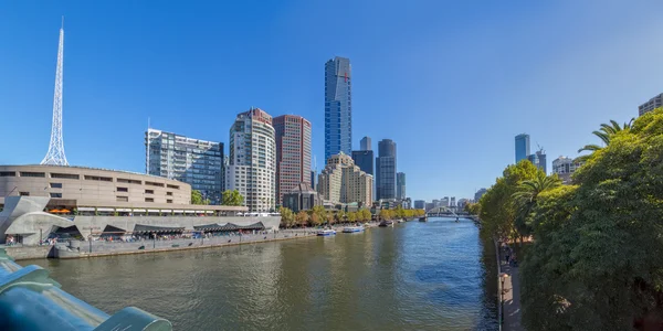 Panorama de Melbourne Southbank — Fotografia de Stock