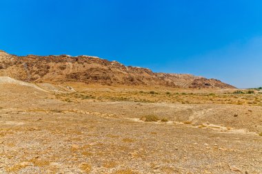 İsrail kumtaşı çöl manzarası