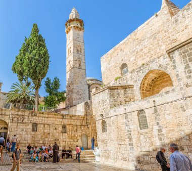 Ömer Camii Minare Kudüs'te