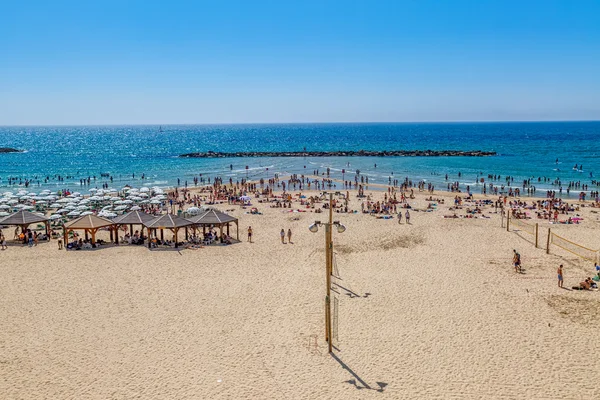 Tel Aviv Metzitzim Strand — Stockfoto