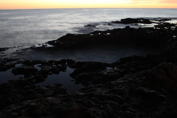 Vulkanausbrüche Der Küste Der Insel Gran Canaria — Stockfoto