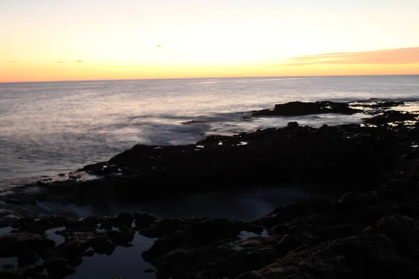 Floração Vulcânica Costa Ilha Gran Canaria — Fotografia de Stock