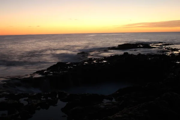 Bloqueo Volcánico Costa Isla Gran Canaria — Foto de Stock