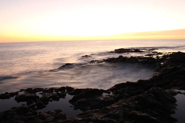 Bloqueo Volcánico Costa Isla Gran Canaria — Foto de Stock