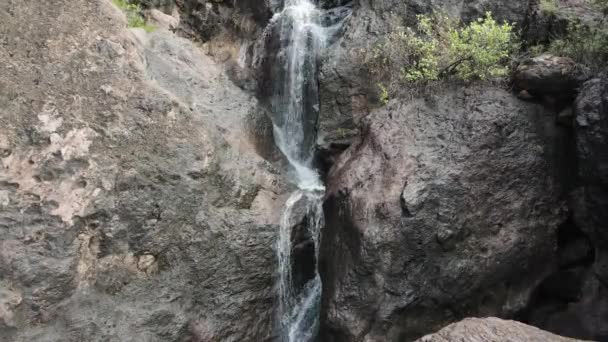 Schöne Wasserfälle Bei Los Azulejos — Stockvideo