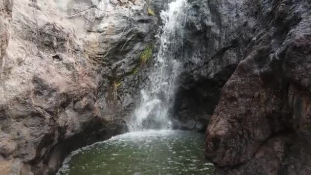 Piękne Wodospady Los Azulejos — Wideo stockowe
