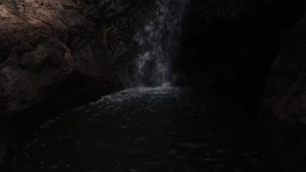 Schöne Wasserfälle Bei Los Azulejos — Stockvideo