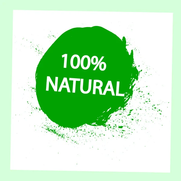 Organic, bio, eco, natural sticker — Stock Vector