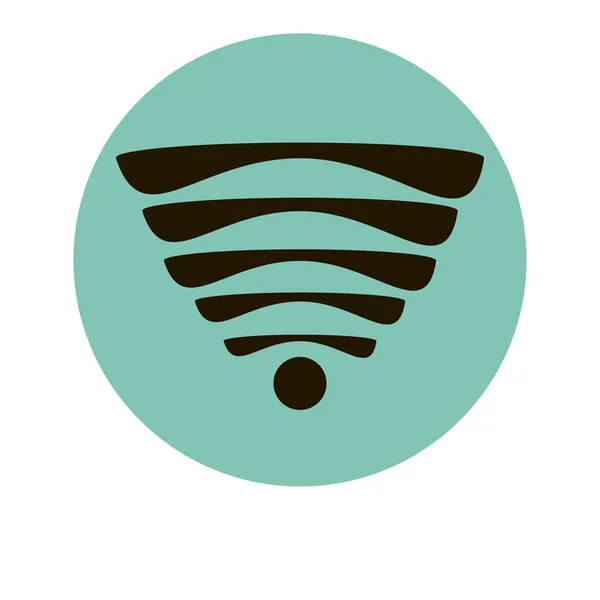Иконка Wi fi передатчик — стоковый вектор
