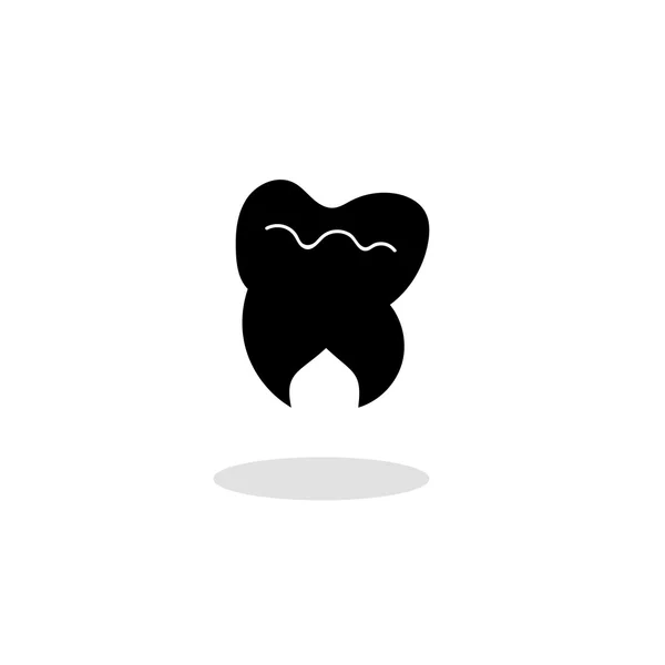 Diş, logo, arka plan, klinik, tıp — Stok Vektör