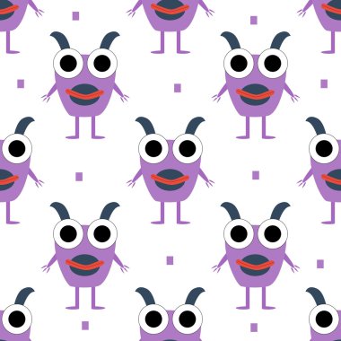 Flete namlu komik çocuk boyalı farklı desen canavarlara kümesi