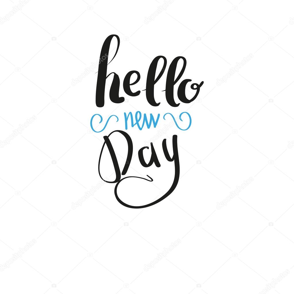 Lettering quotes motivation for life and happiness Calligraphy Inspirational quote Morning motivational design