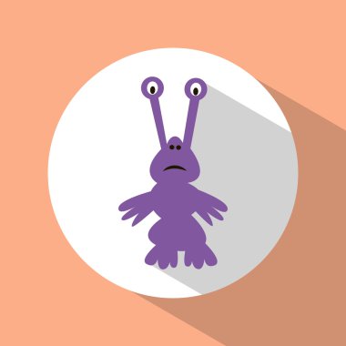 Canavar simgeleri. Halloween. Kutlama. Tüm Azizler Günü. Karakter. Web. tasarımınız için