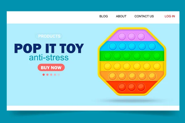 Abre Brinquedo Stress Moderno Imagino Que Sim Jogo Popular Moderno — Fotografia de Stock