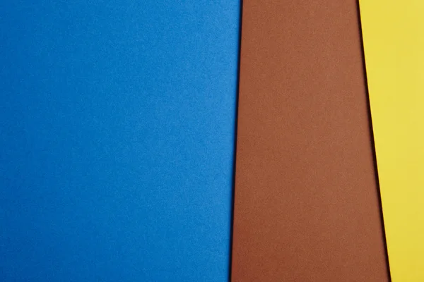 Цветные картонные фон в синий, коричневый, желтый тон. Копия s — стоковое фото
