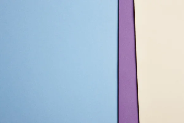 Kartony kolorowe tło tonem beżowy niebieski fioletowy. Skopiować sp — Zdjęcie stockowe