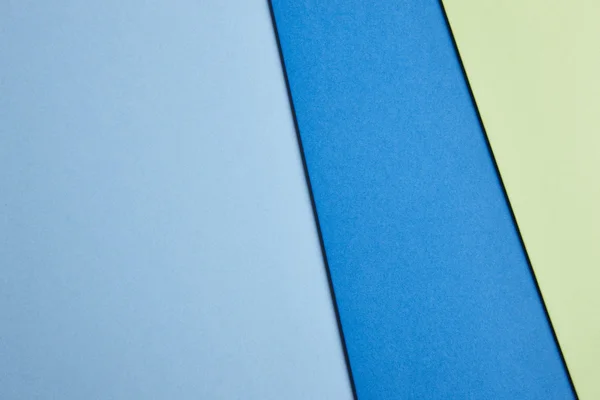 彩色的硬纸板背景的蓝色和绿色的色调。复制空间 — 图库照片