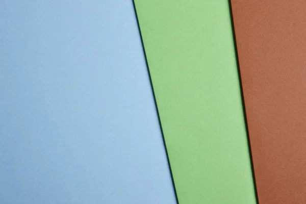 Farbige Pappen Hintergrund in blau grün braun Ton. Thermalbad kopieren — Stockfoto