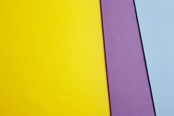 彩色的硬纸板背景中黄色紫色蓝色基调。复制 s — 图库照片