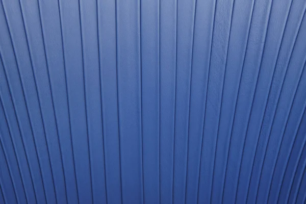 Blauer Lederhintergrund mit vertikalen Linien — Stockfoto