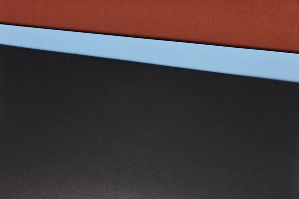 Χρωματιστά χαρτόνια με φόντο καφέ μπλε μαύρο τόνο. Αντίγραφο σπα — Φωτογραφία Αρχείου
