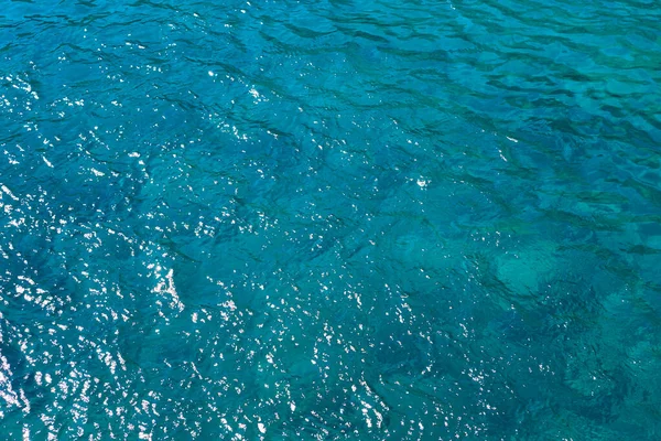 Бирюзово Зеленое Голубое Отражение Океанической Воды Природа — стоковое фото