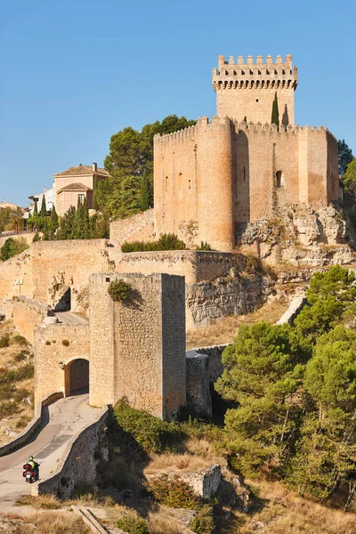 Pittoresca Fortezza Medievale Spagnola Torre Alarcon Cuenca Spagna — Foto Stock