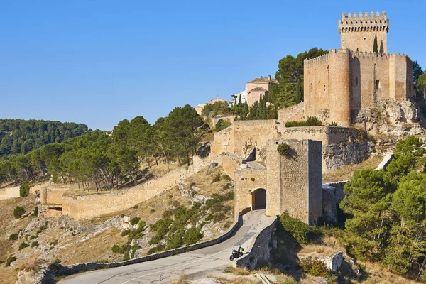 アルコン クエンカのスペインの絵のような中世の要塞や塔 スペイン — ストック写真