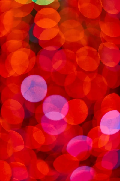 Luces Rojas Desenfocadas Noche Ciudad Fondo Colorido — Foto de Stock