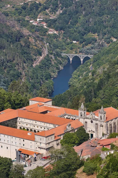 Ribeira Sacra Santo Estevo Kloster Och Sil Floden Ourense Galicien — Stockfoto
