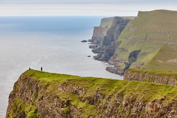 Suduroy Ilha Costa Dramática Falésias Arquipélago Faroé Dinamarca — Fotografia de Stock