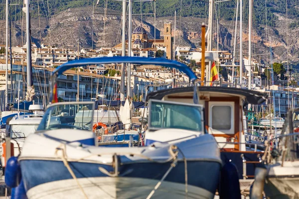 Middellandse Zeekust Alicante Spanje Het Pittoreske Altea Dorp Marina — Stockfoto